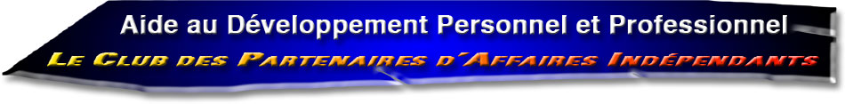 Pied de page : Le Club des Partenaires d'Affaires Ind&eacute;pendants